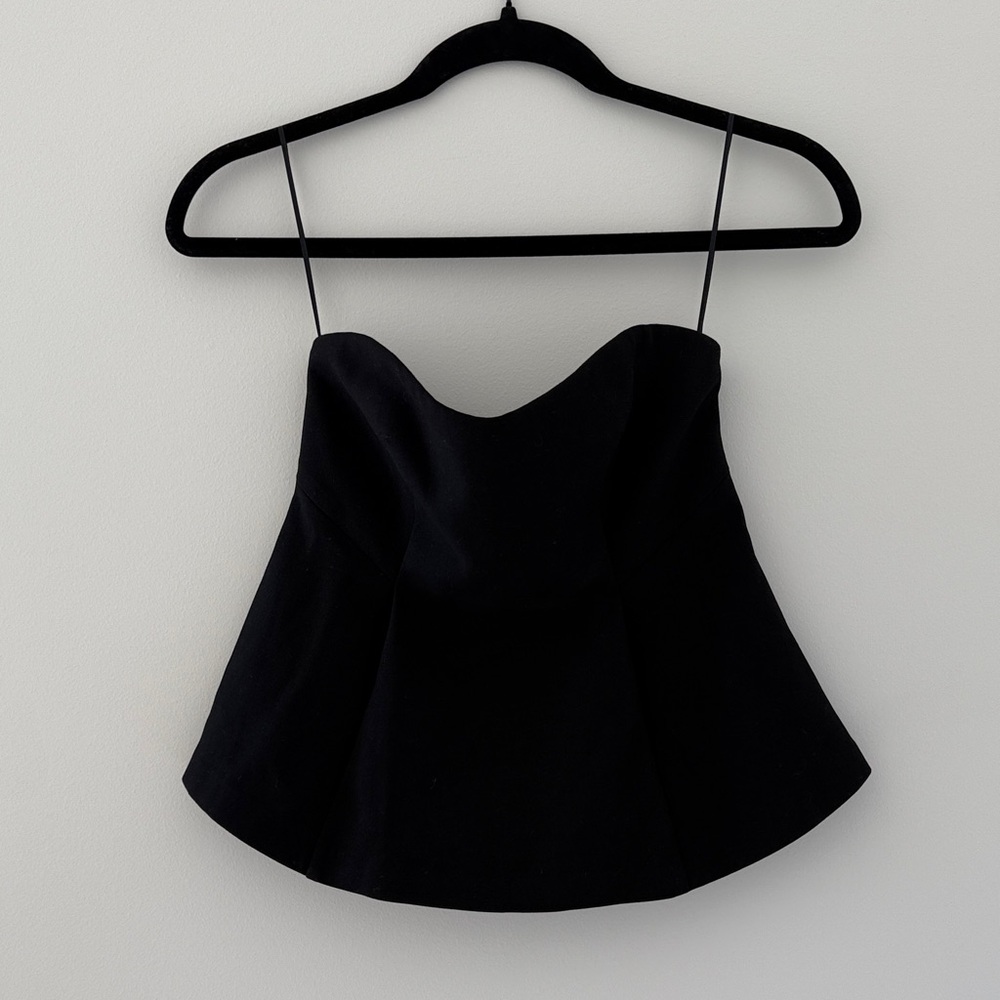 Zara Black Strapless Top